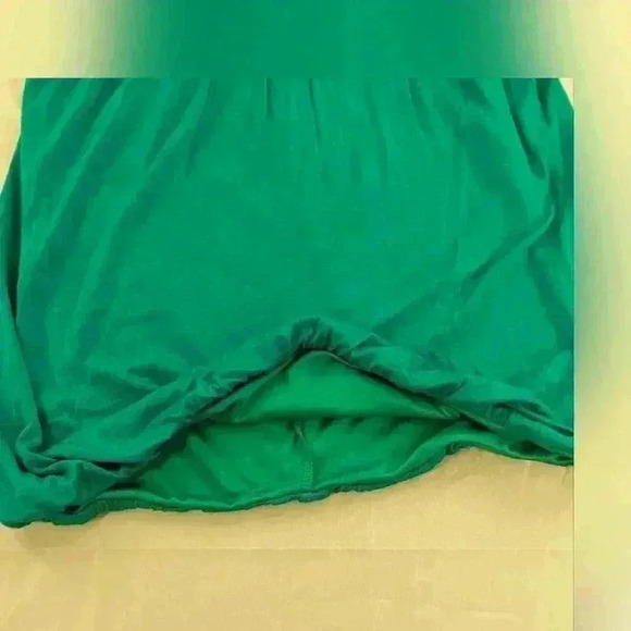 Studio Y Teal Women's Size Small Teal Halter Top With Beaded Neckline Tie Neck - Picture 4 of 13